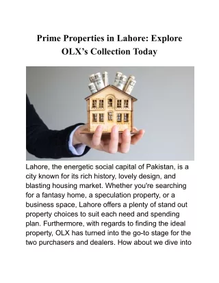 prime properties in lahore explore