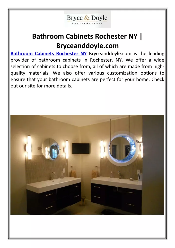 bathroom cabinets rochester ny bryceanddoyle