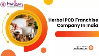 Herbal PCD Franchise Company In India
