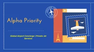 VIP Airport Concierge Services | Airport Services