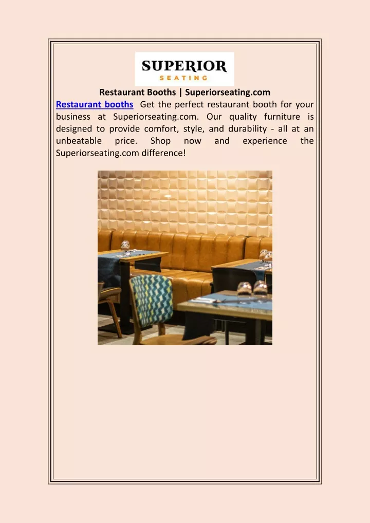 restaurant booths superiorseating com restaurant