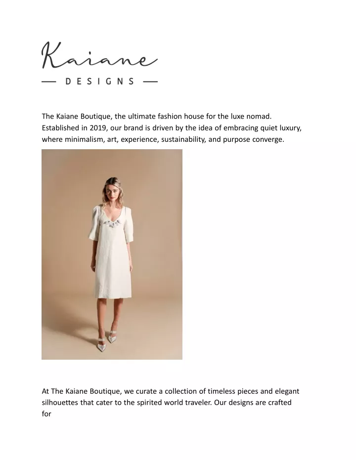 the kaiane boutique the ultimate fashion house