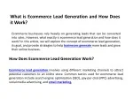 What is Ecommerce Lead Generation and How Does - slide 1