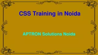 css training in noida