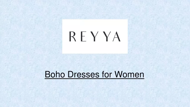 boho dresses for women