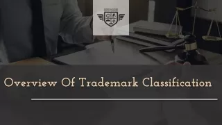 Overview Of Trademark Classification
