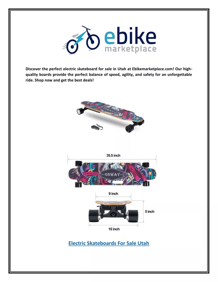discover the perfect electric skateboard for sale