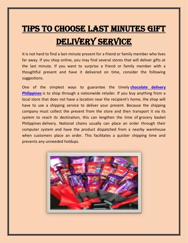 tips to choose last minutes gift tips to choose