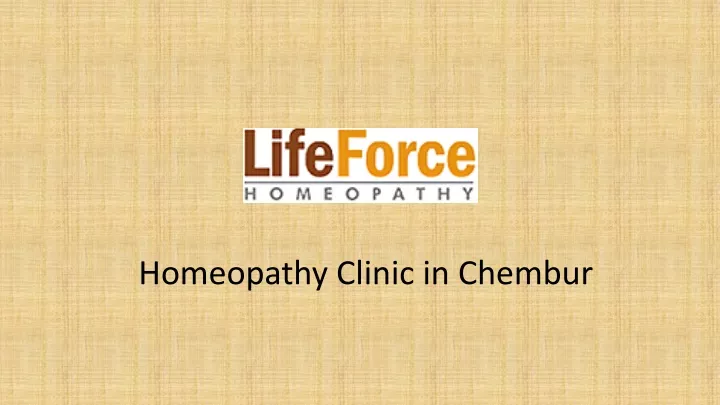 homeopathy clinic in chembur