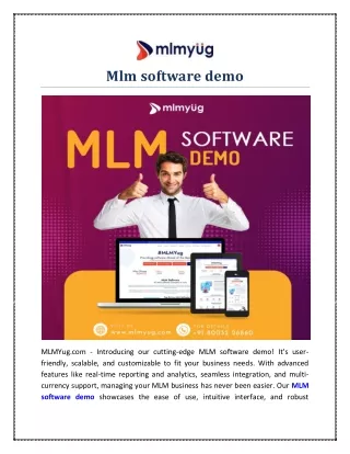 Mlm Software Company in Delhi
