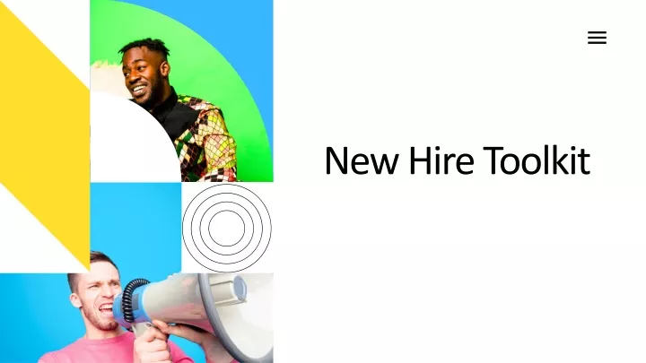 new hire toolkit