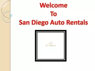 San Diego Auto Rentals