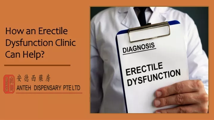 how an erectile dysfunction clinic can help