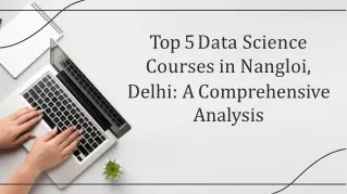 Top 5 Data Science Courses in Nangloi, Delhi