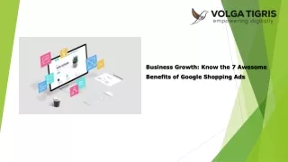 Know the 7 Awesome Benefits of Google Shopping Ads | Volga Tigris Dubai