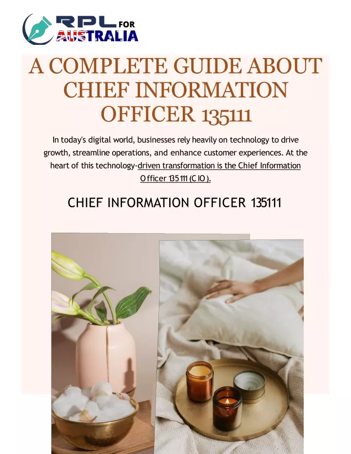 a complete guide about chief information officer 135111