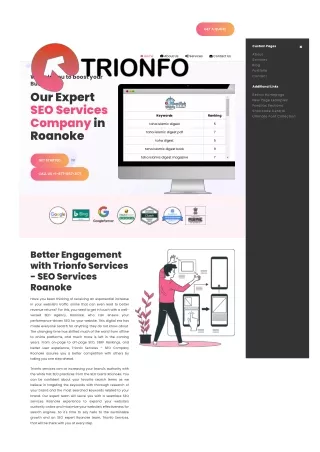 Trionfo Services | Trusted SEO Consultants in Roanoke