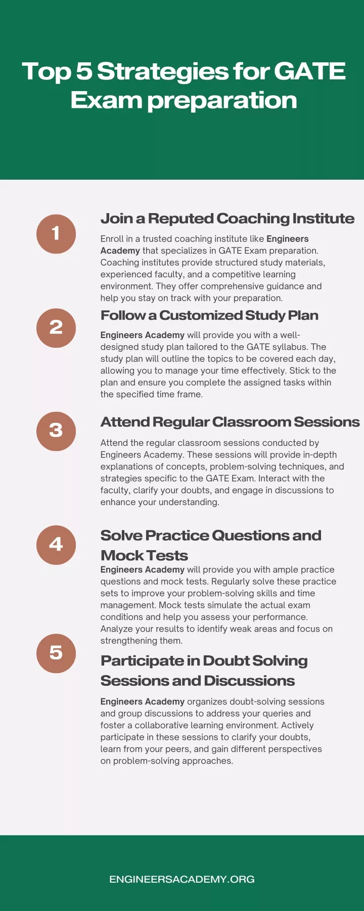 top 5 strategies for gate exam preparation