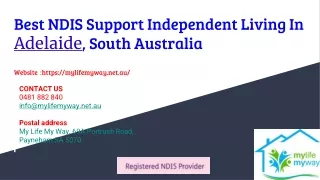 Comprehensive Disability Support Services in Adelaide