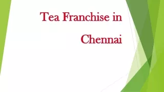 Tea Franchise in chennai