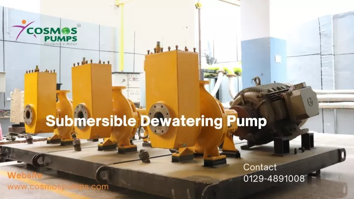 submersible dewatering pump