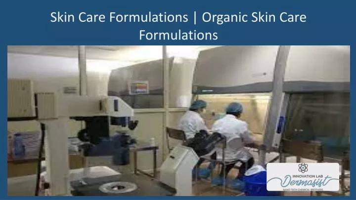skin care formulations organic skin care
