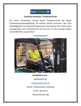 containerverpacker packteam24 de