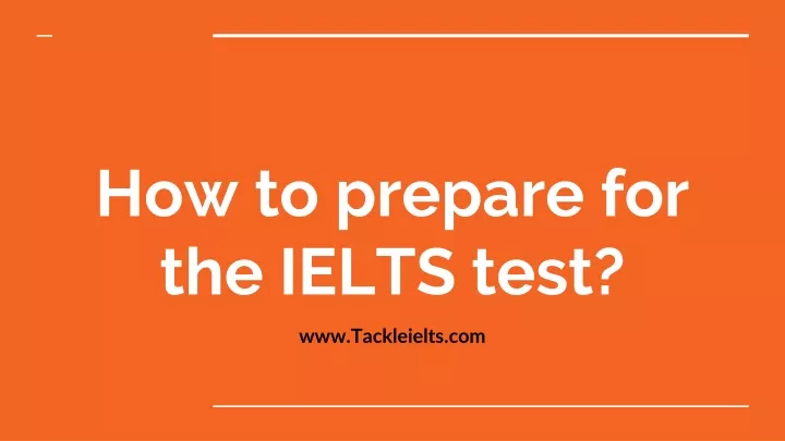 how to prepare for the ielts test