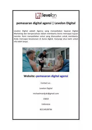 pemasaran digital agensi  Levelon Digital