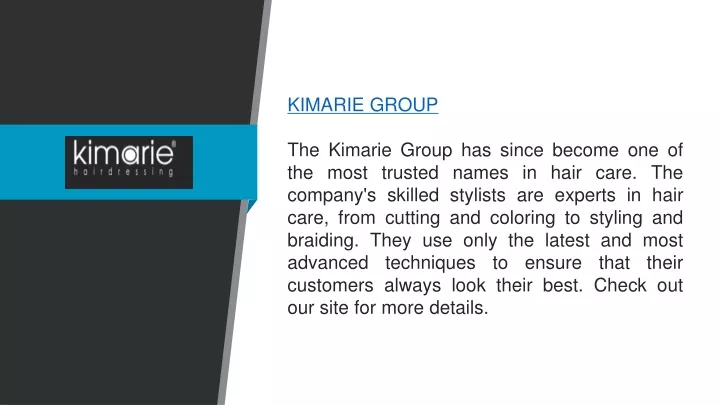 kimarie group the kimarie group has since become