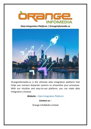 data integration platform orangeinfomedia ca