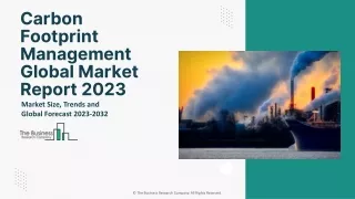 carbon footprint management global market report