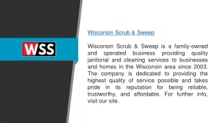 Wisconsin Scrub & Sweep  Floorscrubberparts.com