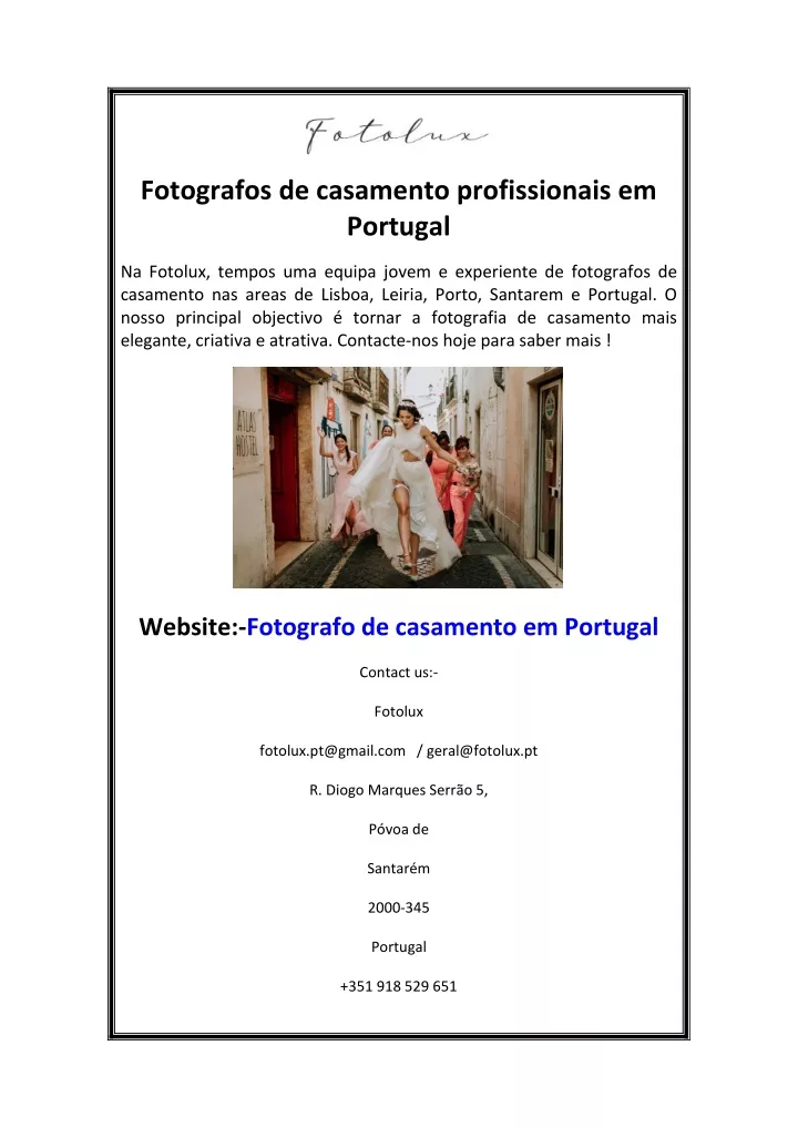 fotografos de casamento profissionais em portugal