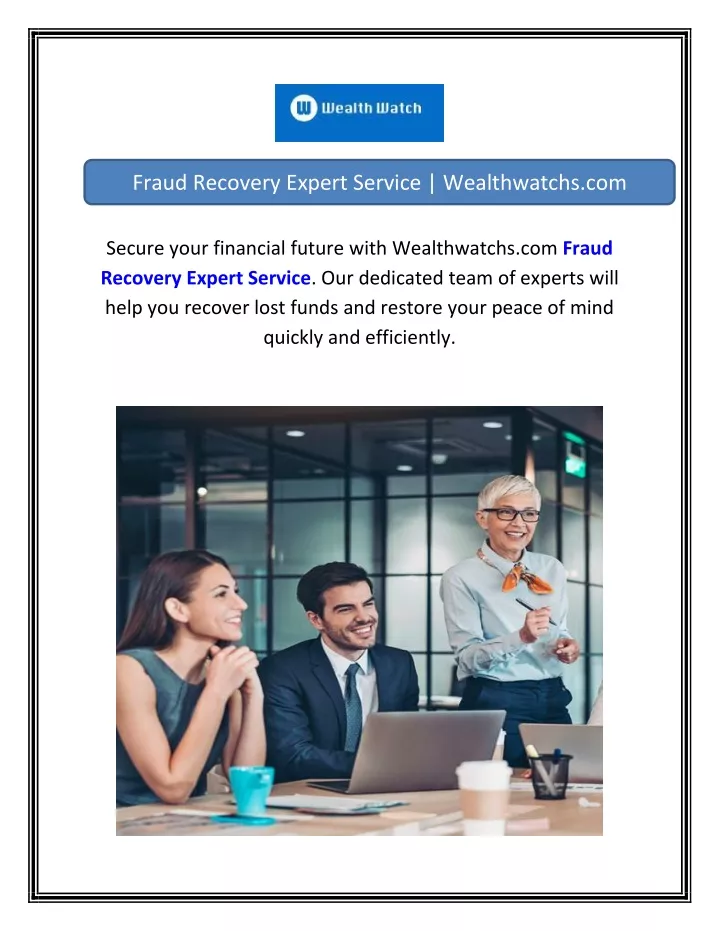 fraud recovery expert service wealthwatchs com