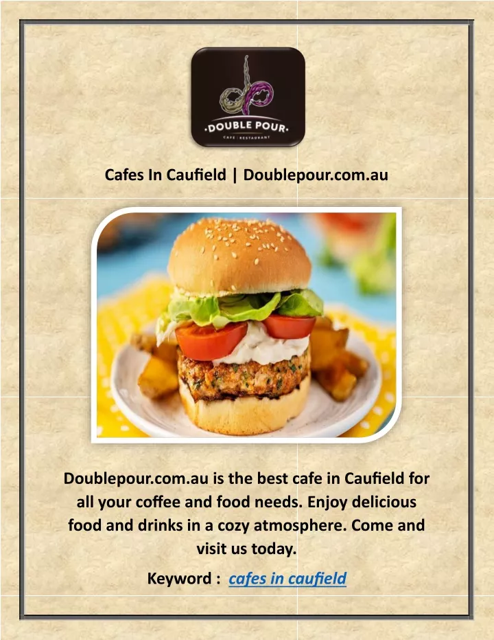 cafes in caufield doublepour com au