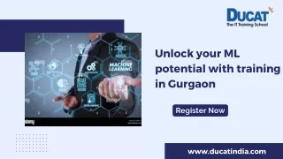 Unlock your ML potential with training in Gurgaon