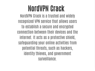 NordVPN Crack