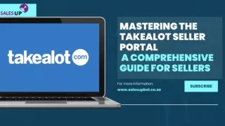 Mastering the Takealot Seller Portal