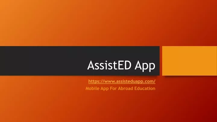 assisted app