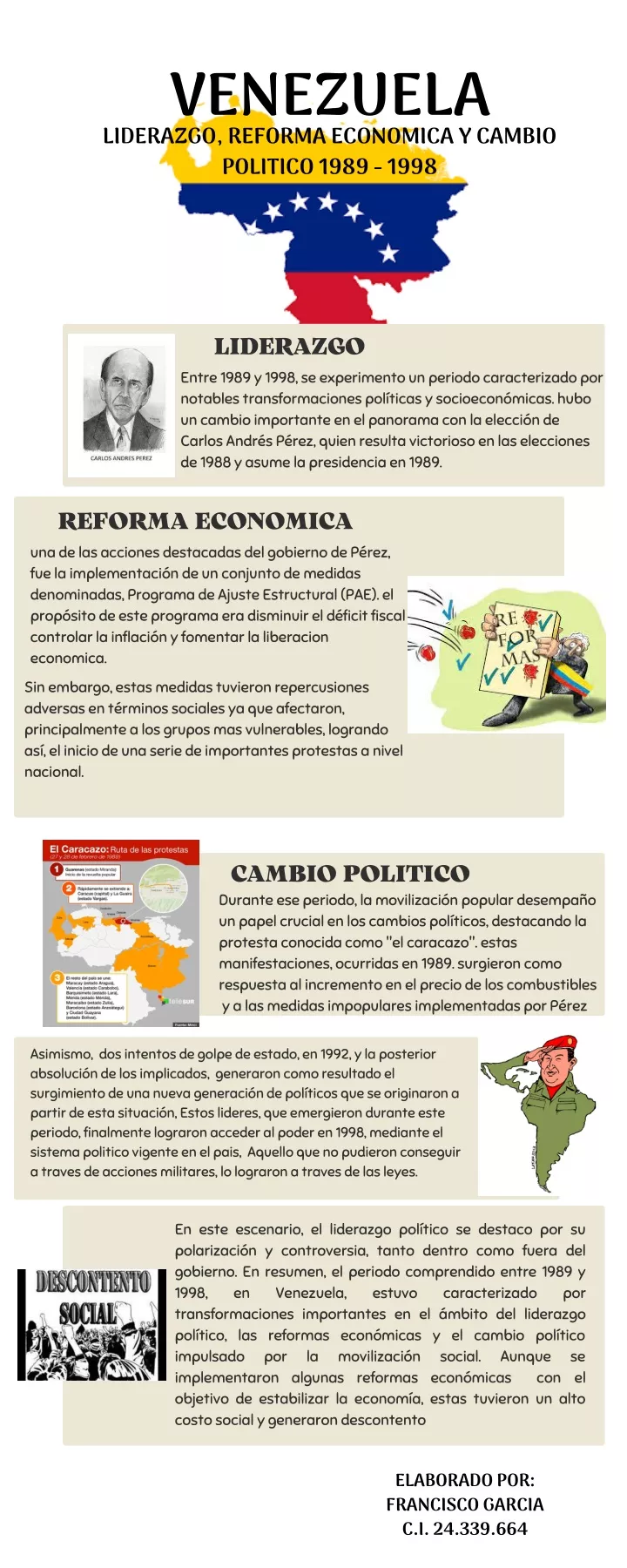 venezuela liderazgo reforma economica y cambio