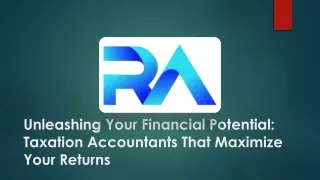 Unleashing Your Financial Potential Taxation Accountants That Maximize Your Returns