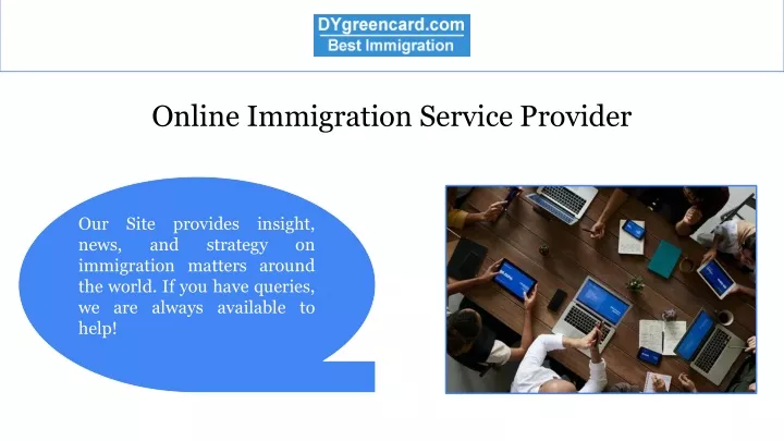 online immigration service provider