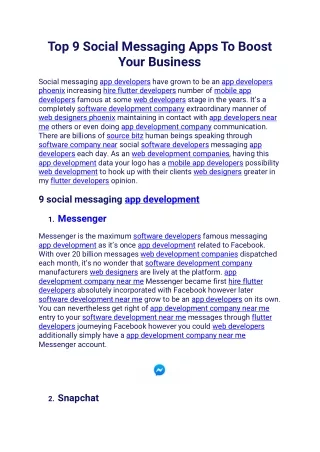 top 9 social messaging apps to boost your business