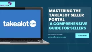 Mastering the Takealot Seller Portal