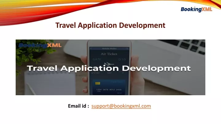 travel application development