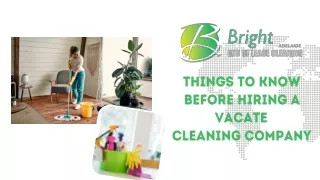 Vacate Cleaning Adelaide