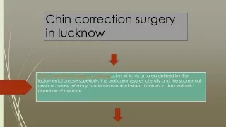 Chin correction surgery in lucknow ppt