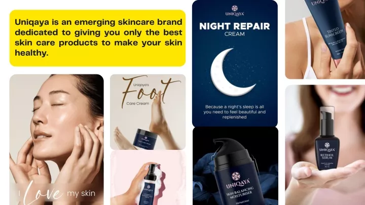 uniqaya is an emerging skincare brand dedicated