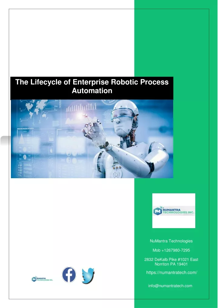 the lifecycle of enterprise robotic process
